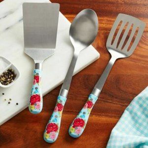 The Pioneer Woman Sweet Rose 3-Piece Kitchen Tool Set